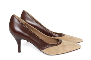 Salvatore Ferragamo Shoes - Beige / Brown - 7.5 - Fit  Narrow UK 4.5 - Unworn