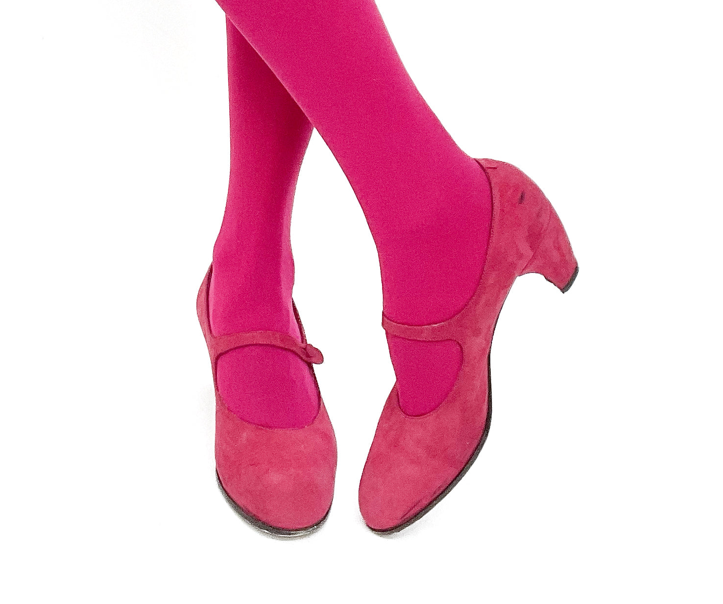 Hobbs Mary Jane Shoes Vintage Pink Leather Suede Fit 38 UK 5 Marshmallow Mountain
