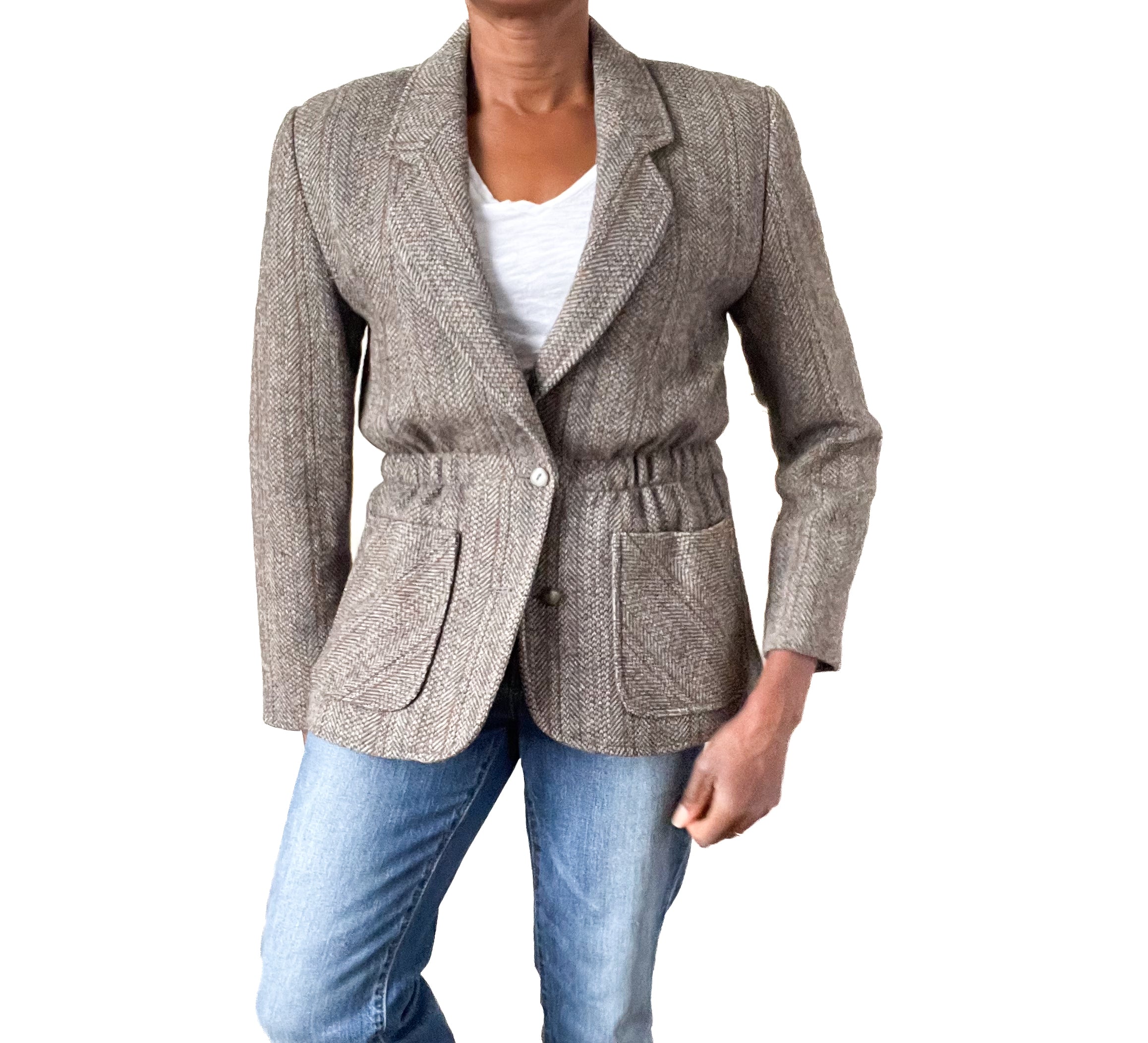 Vintage Tweed Hunting Jacket - Wool - 1930s Style - Label 14 - Fit M / 12