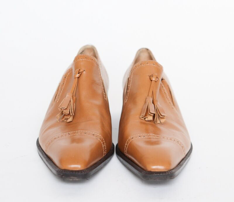 Tassel Loafers - Flat - Leather - Figini - 37 / UK 4