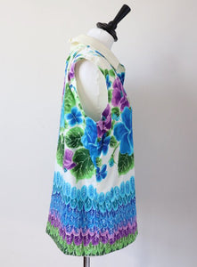 Vintage Hawaii Shirt Blouse / Shirt - 1960s - UI MAIKAI -  Cotton - L / UK 14