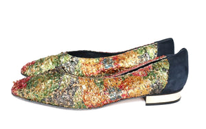 Casadei Ballet Flats - Vintage Pumps / Flat Shoes - Sparkly / Party - 39 / UK 6