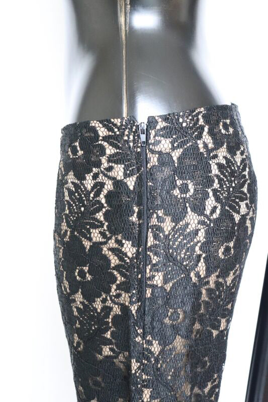 Lace Trousers Black - Kick Flare - Low Rise - ANGEL - Label 44 - Fit S /  UK 10