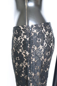 Lace Trousers Black - Kick Flare - Low Rise - ANGEL - Label 44 - Fit S /  UK 10