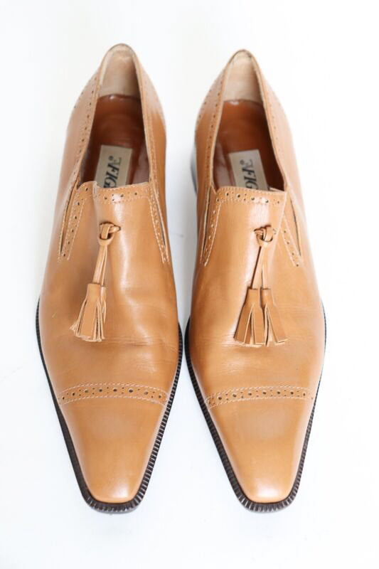 Tassel Loafers - Leather Shoes / Brogues - Figini - 37 / UK 4