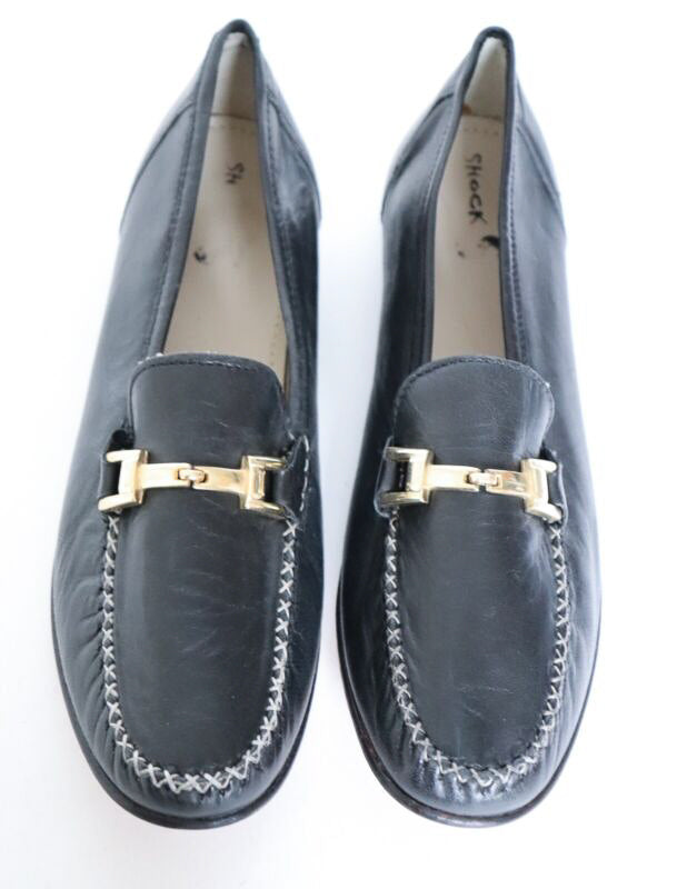 Snaffle Loafers - Blue Leather - Fit Narrow 39