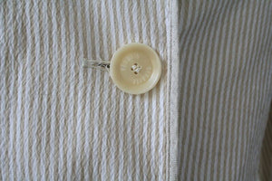 Cotton Jacket - Beige Striped - Premier Classe Alviero Martini - Fit  8 / 10