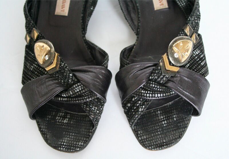 Tribal Vintage 1980s Sandals - Flat / Low Heel - Benito Scardavi - UK 6 / 39