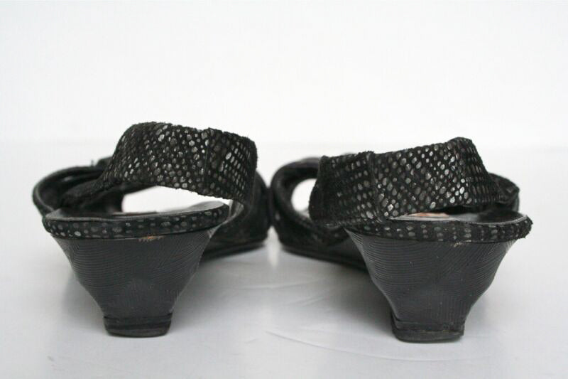 Tribal Vintage 1980s Sandals - Flat / Low Heel - Benito Scardavi - UK 6 / 39