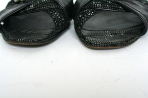 Tribal Vintage 1980s Sandals - Flat / Low Heel - Benito Scardavi - UK 6 / 39