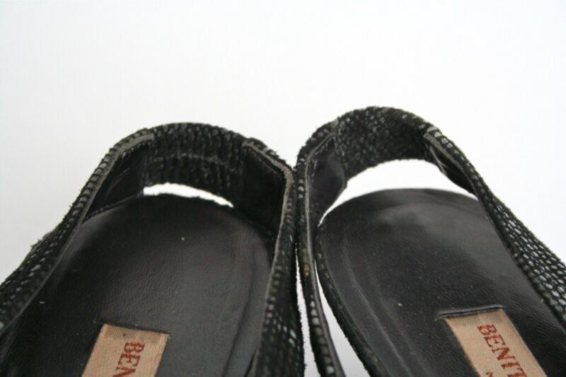 Tribal Vintage 1980s Sandals - Flat / Low Heel - Benito Scardavi - UK 6 / 39