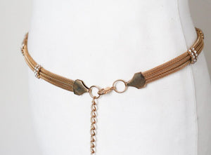 Gilt Chain Belt -  Metal ( Gold Tone )- Medium