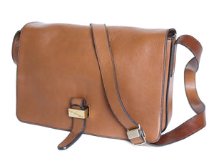 Vintage Shoulder Bag - Barantani -  Brown Leather  - Small / Medium