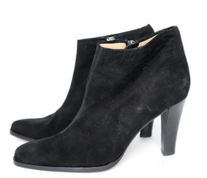 Fratelli Rossetti Ankle Boots Black Suede Leather - Fit 39 / UK 6