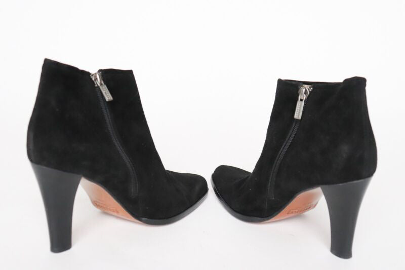 Fratelli Rossetti Ankle Boots Black Suede Leather - Fit 39 / UK 6