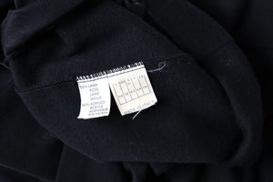 1980s Punk Studded Black  Dress - Loose - Fit L /  UK 14