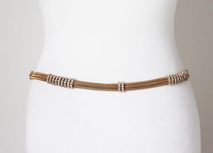 Gilt Chain Belt -  Metal ( Gold Tone )- Medium