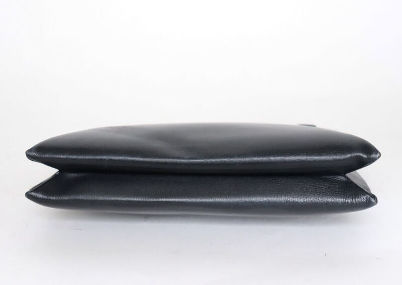 Vintage 1940s / 1950s Clutch Bag - Wristlet / Armlet Strap - Blue Leather