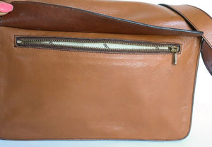 Vintage Shoulder Bag - Barantani -  Brown Leather  - Small / Medium