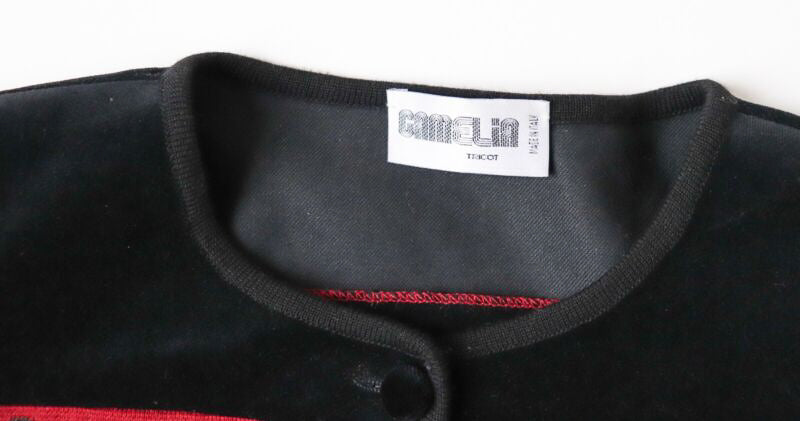 1980s Punk Studded Black  Dress - Loose - Fit L /  UK 14