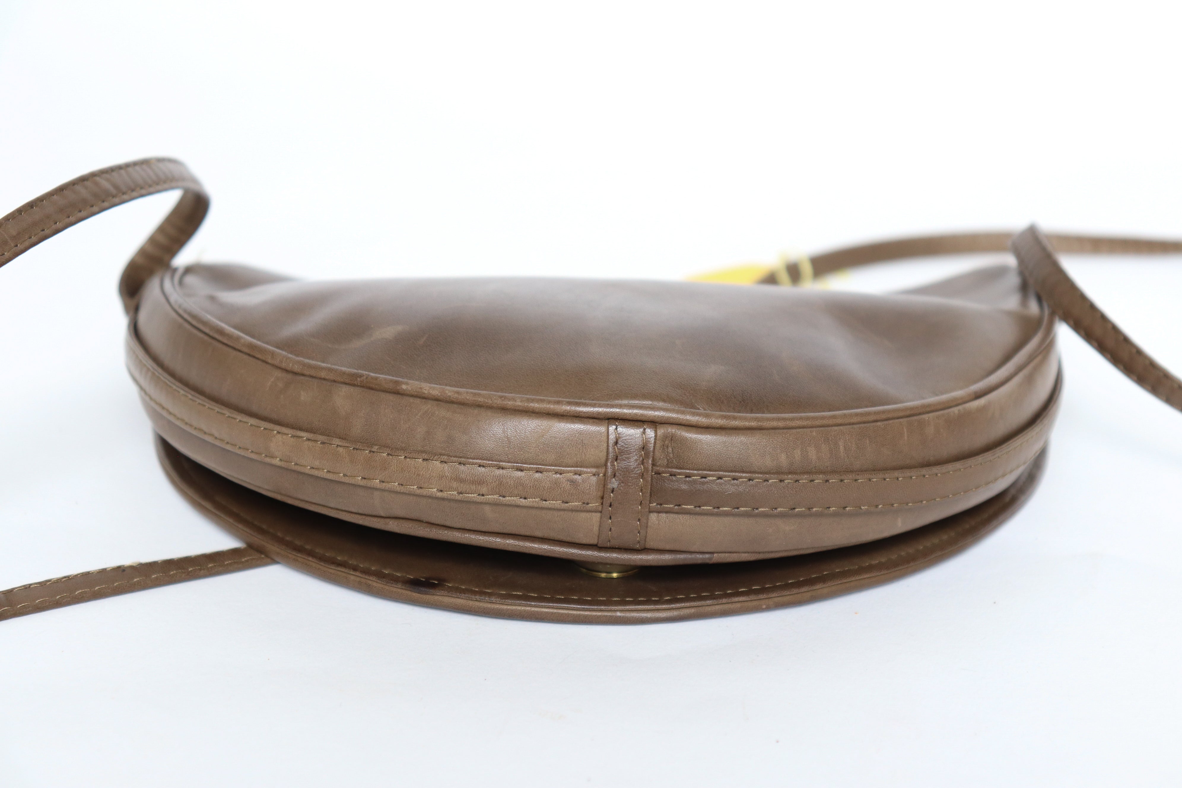 Bellesco Vintage Crossbody Bag - Black / Brown  Leather - 1980s - Small