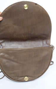 Bellesco Vintage Crossbody Bag - Black / Brown  Leather - 1980s - Small