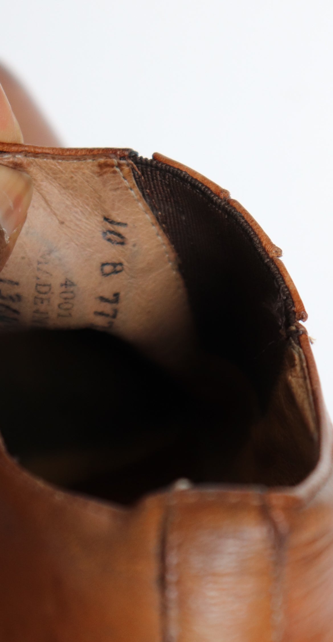 Frye Cowboy Shoe Boots - Tan Brown Leather 10B  Fit UK 7.5 / 40.5