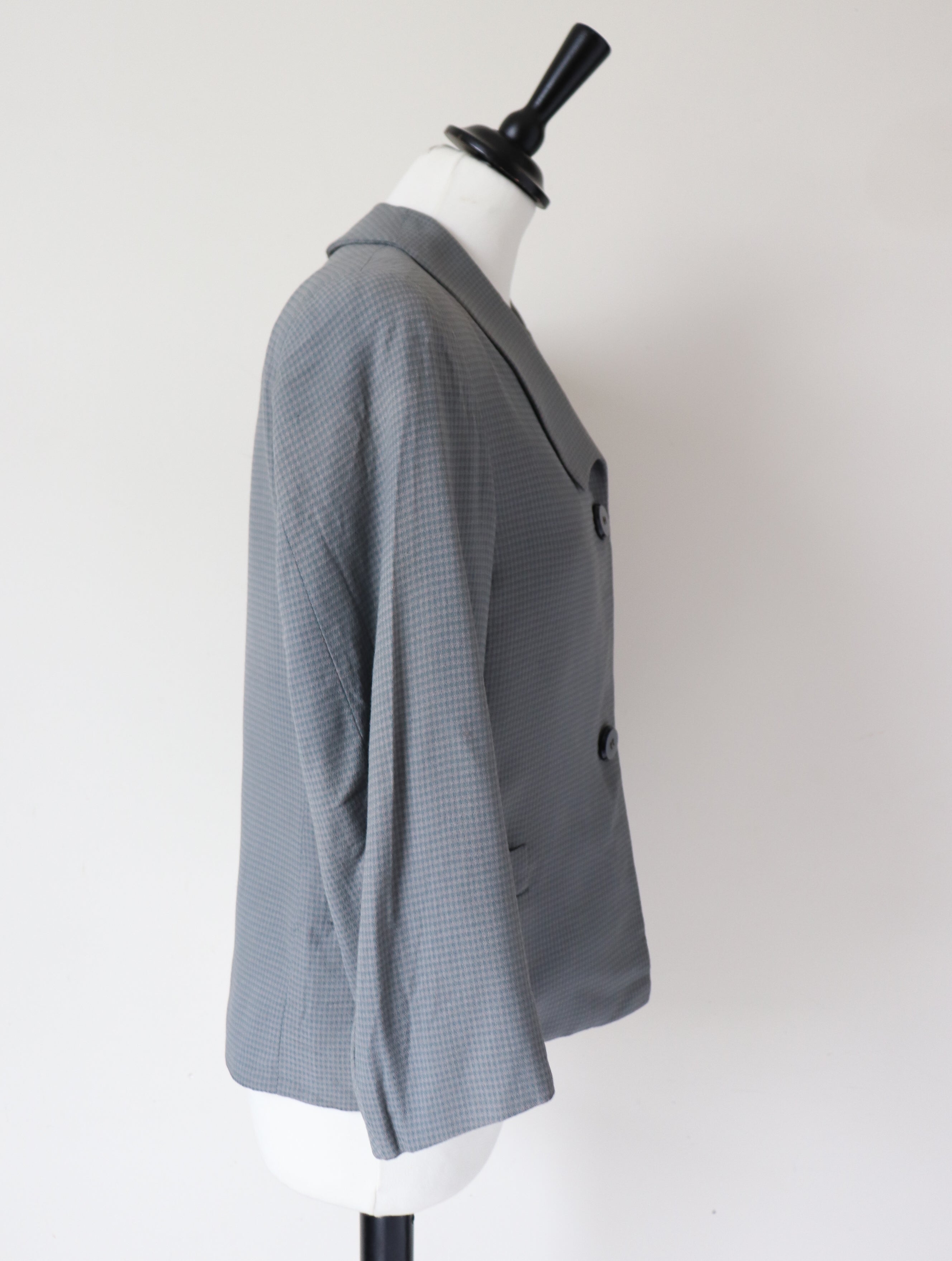 1940s / 1950s Vintage Checked Jacket - M / UK 12