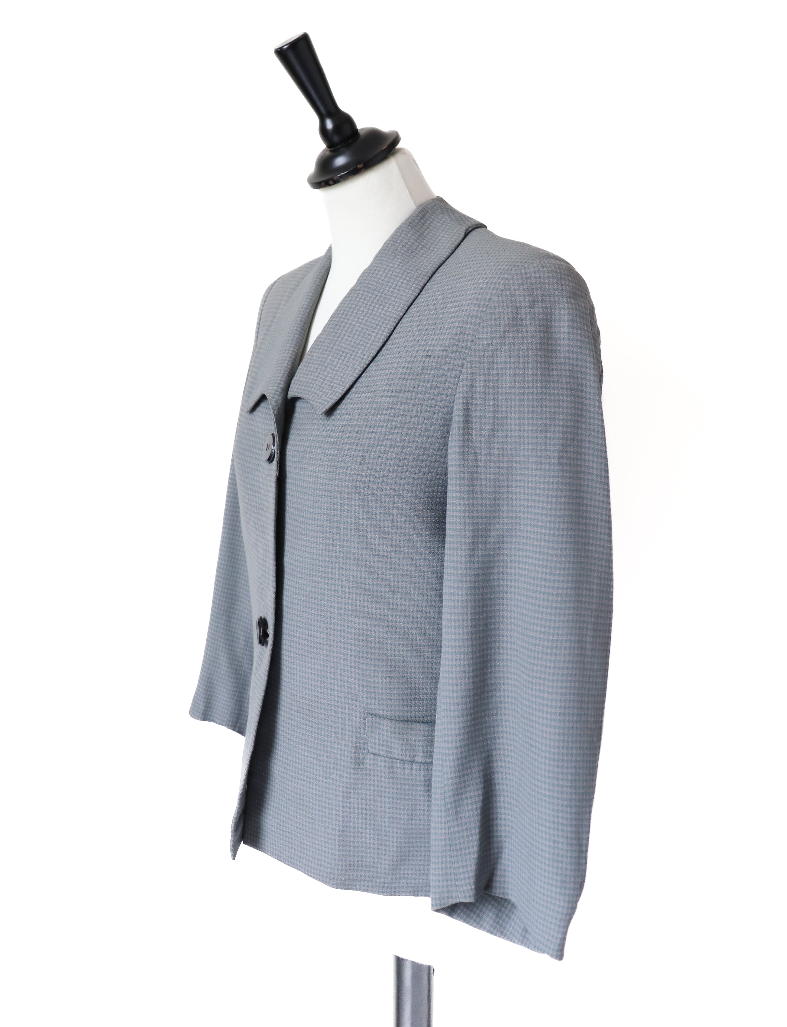 1940s / 1950s Vintage Checked Jacket - M / UK 12