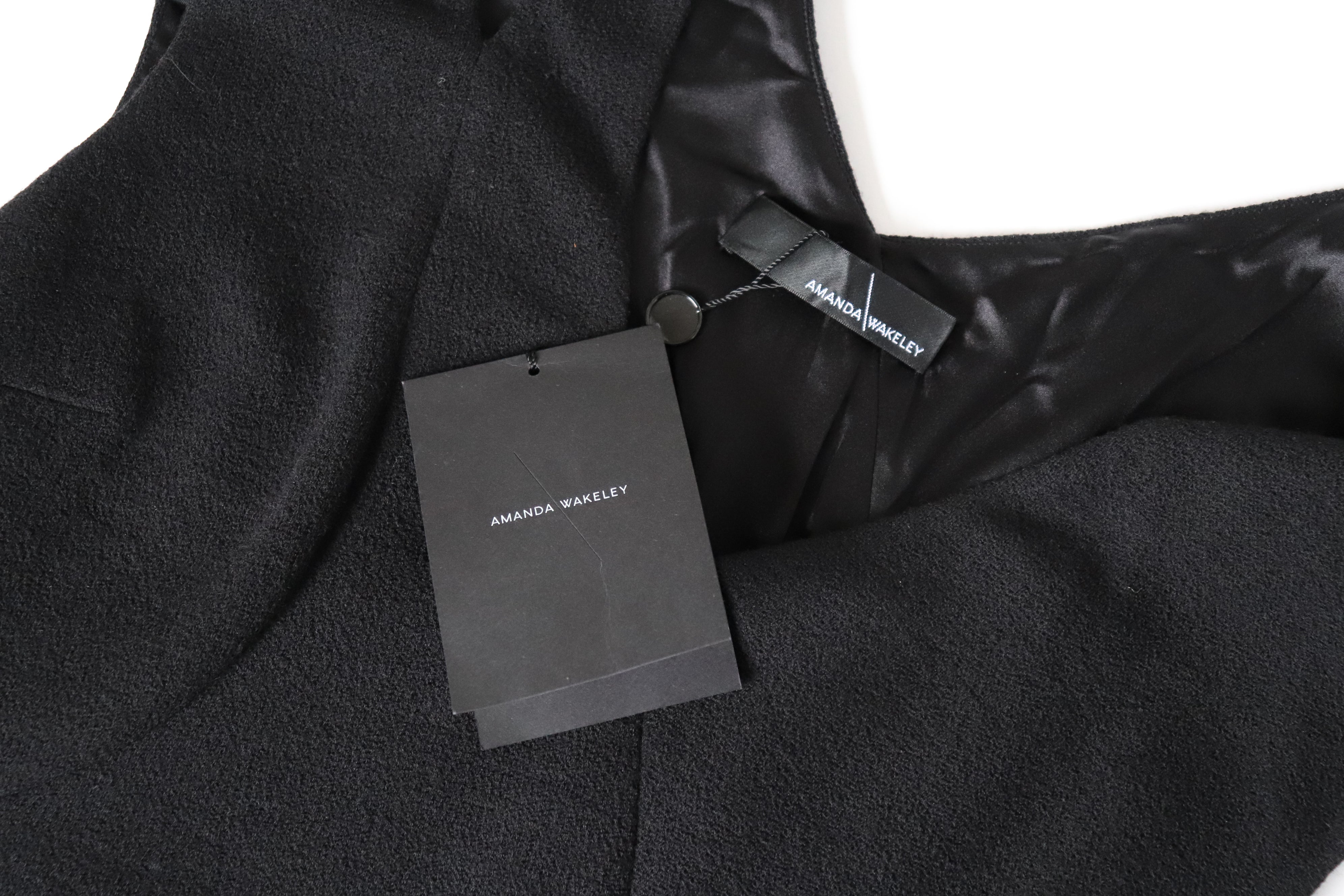 Amanda Wakeley Little Black Dress -  UK 16 / EUR 42  - Unworn - Labels Attached