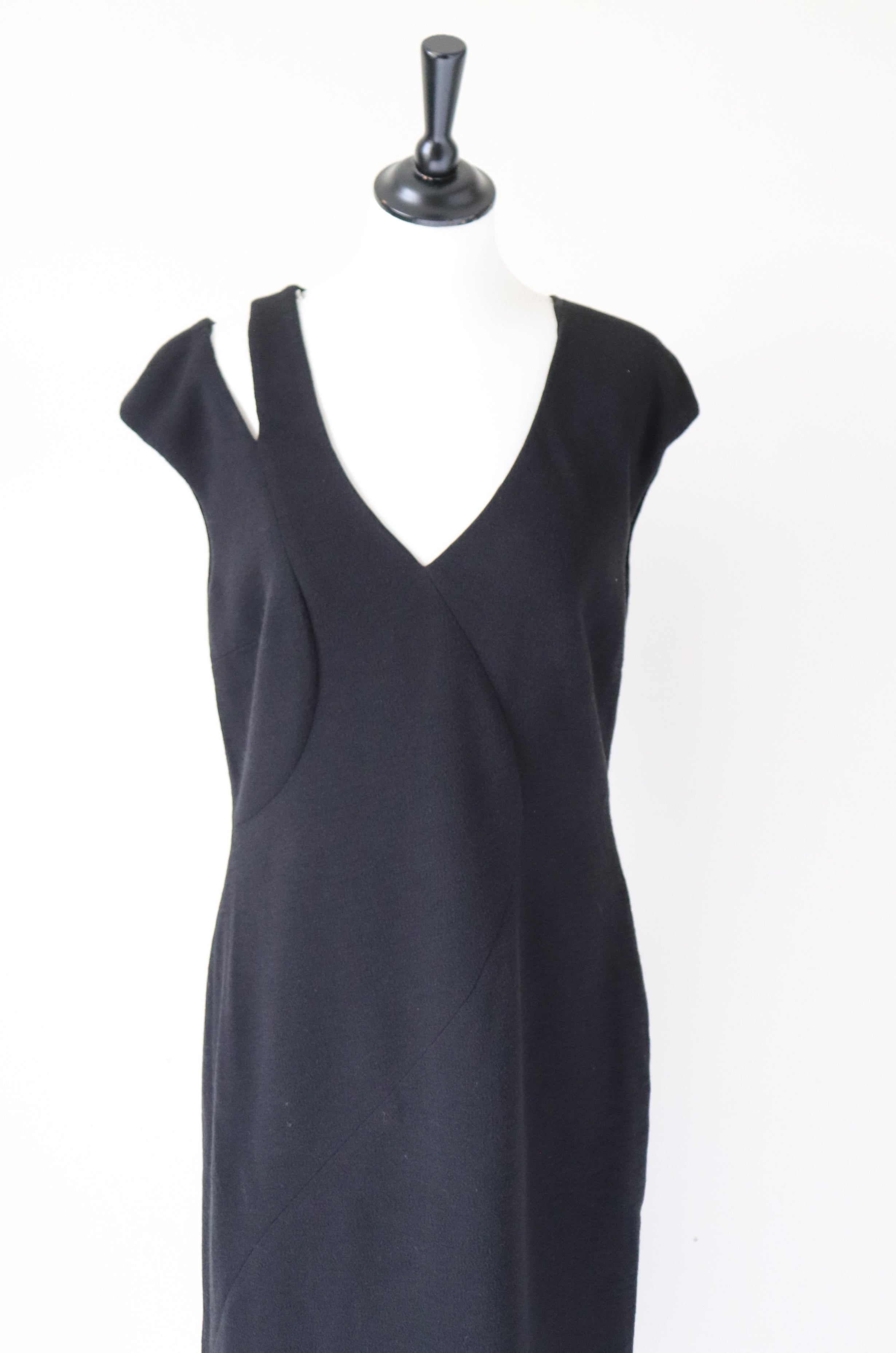 Amanda Wakeley Little Black Dress -  UK 16 / EUR 42  - Unworn - Labels Attached