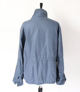 Jaeger Linen Anorak Jacket - 2-way Sleeves - Spring / Summer - S / UK 10-12