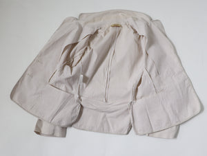 Cotton Jacket - Beige Striped - Premier Classe Alviero Martini - Fit  8 / 10