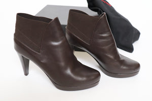 Walter Steiger Leather Ankle Boots Brown 39 Fit UK 6 Marshmallow Mountain