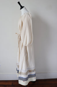 Caron Callahan Dress - A-Line / Belted - Cream - US Label S - Fit Tall M / L