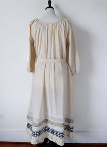 Caron Callahan Dress - A-Line / Belted - Cream - US Label S - Fit Tall M / L
