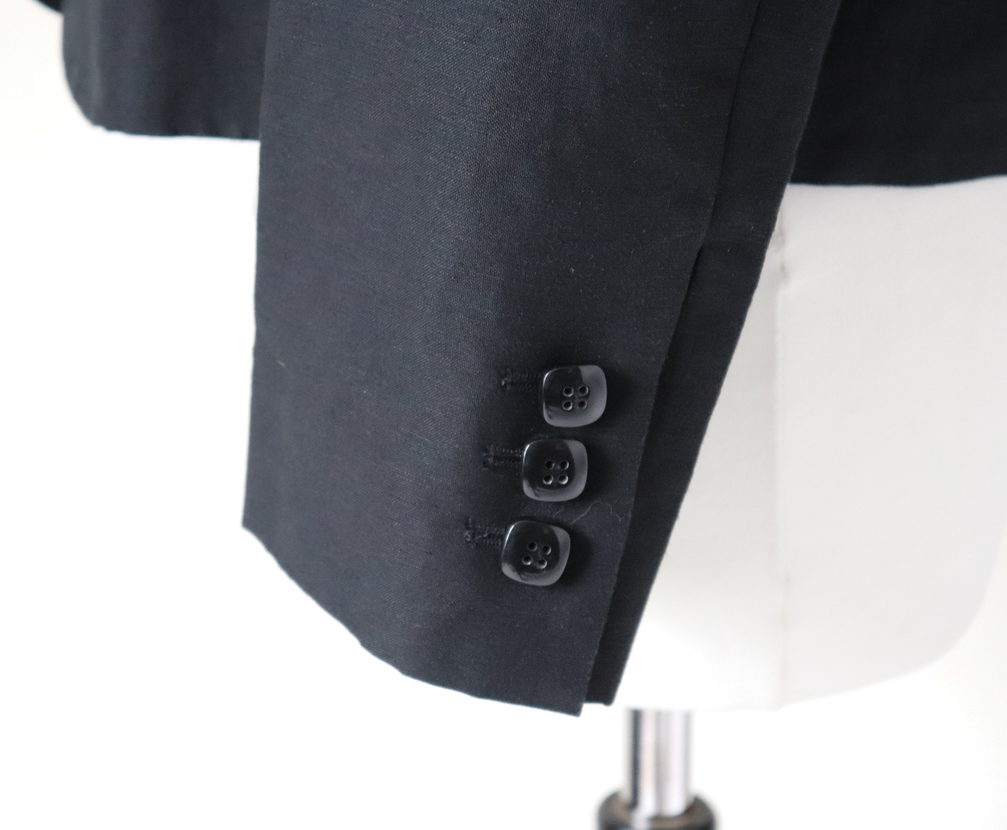Moschino Cheap and Chic Black Jacket - Cropped - Fit XS / S or UK 8 / 10