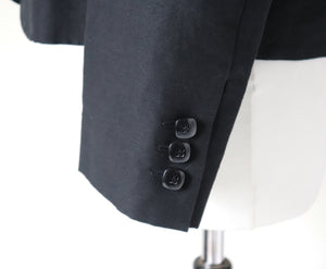 Moschino Cheap and Chic Black Jacket - Cropped - Fit XS / S or UK 8 / 10