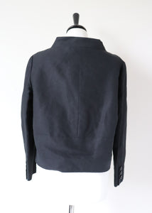 Moschino Cheap and Chic Black Jacket - Cropped - Fit XS / S or UK 8 / 10