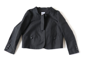 Moschino Cheap and Chic Black Jacket - Cropped - Fit XS / S or UK 8 / 10