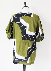 Mapoesie Cotton Beach Kaftan Top / Tunic  - Fit L /XL -  UK 14 / 16