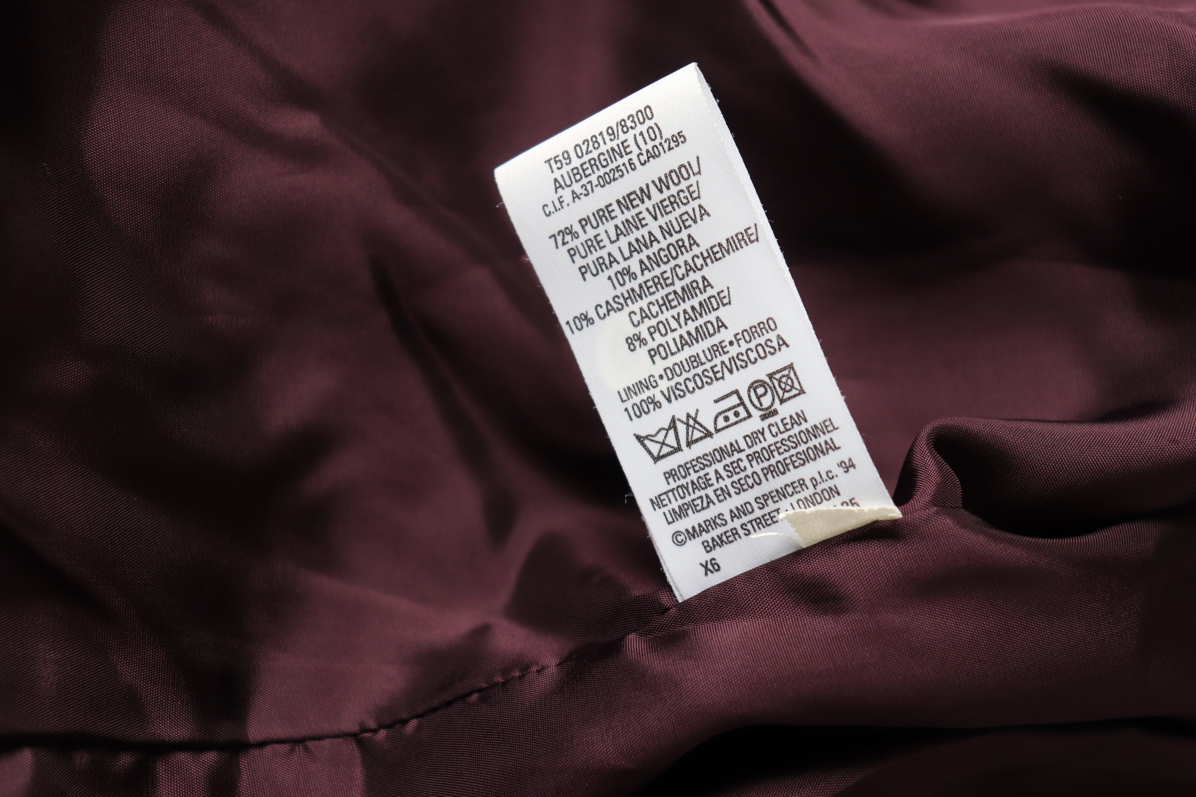 St Michael M&S Wool / Cashmere Blazer Jacket - Vintage - S / UK 10