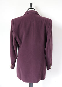 St Michael M&S Wool / Cashmere Blazer Jacket - Vintage - S / UK 10