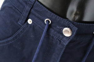 Roccobarocco Canvas Mini Skirt - Blue - 1990s Vintage Cruise - Fit XS / UK 8