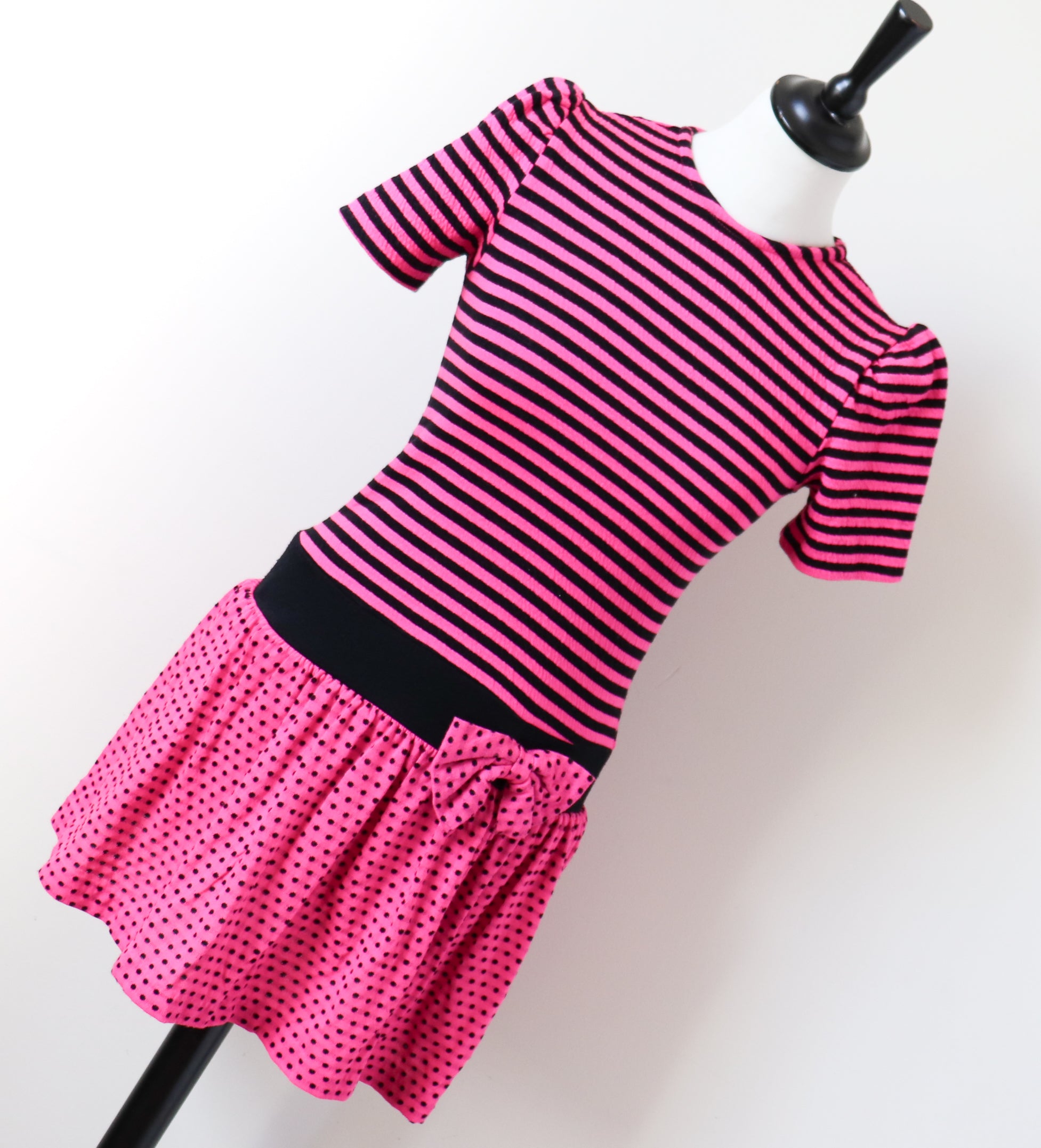 Vintage 1980s Mini Dress - DVF - Pink - 1980s  Rah Rah - XXS / UK 6