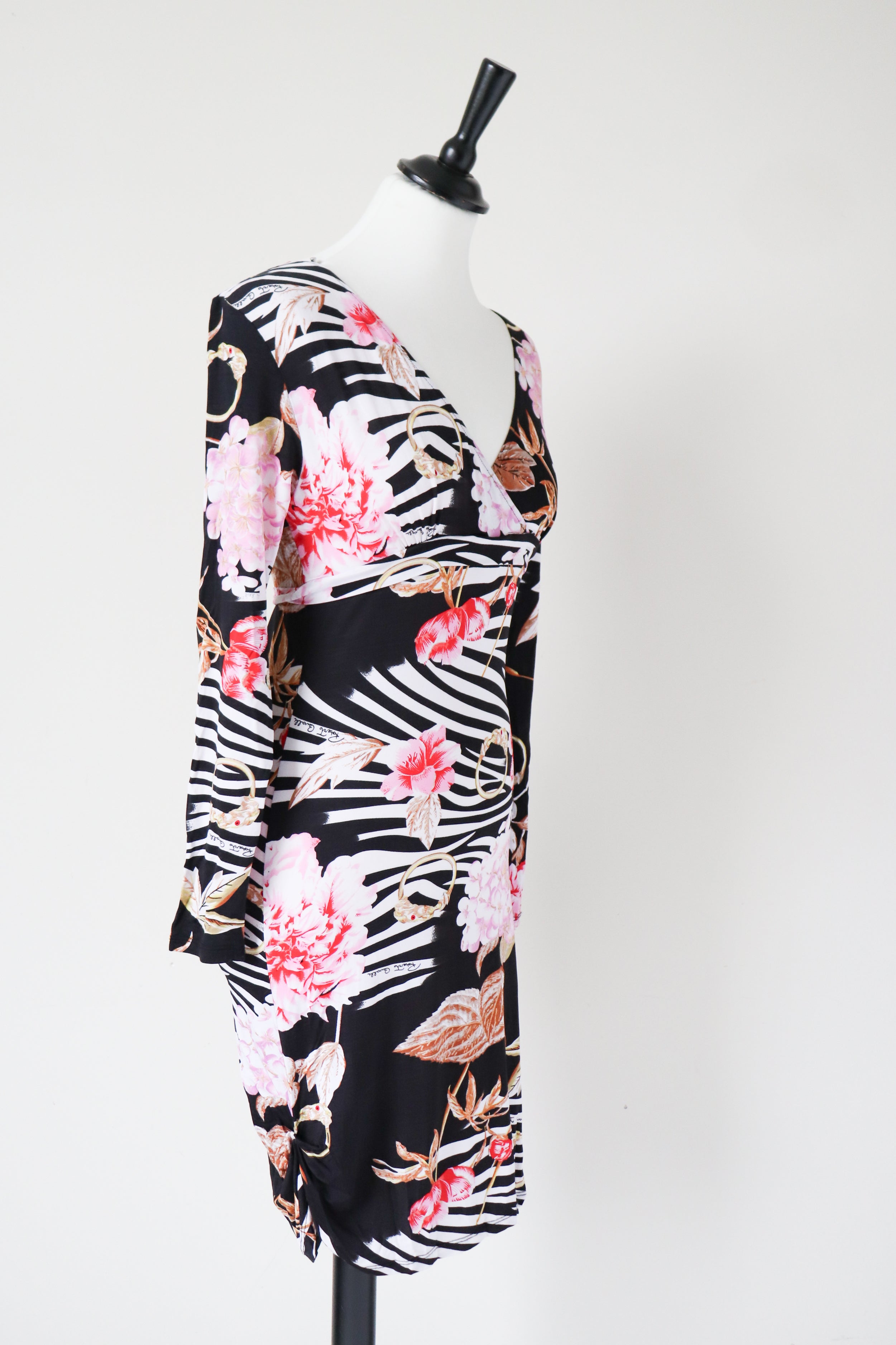 Roberto Cavalli Y2K Stretchy  Dress Bodycon / Empire Line - Fit UK 10 /12