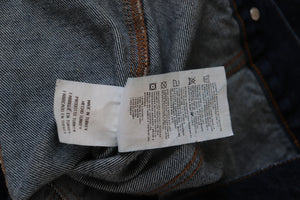 Guess Blue Cropped Denim Jacket - Y2K Fitted - M - Fit UK 10 / 12
