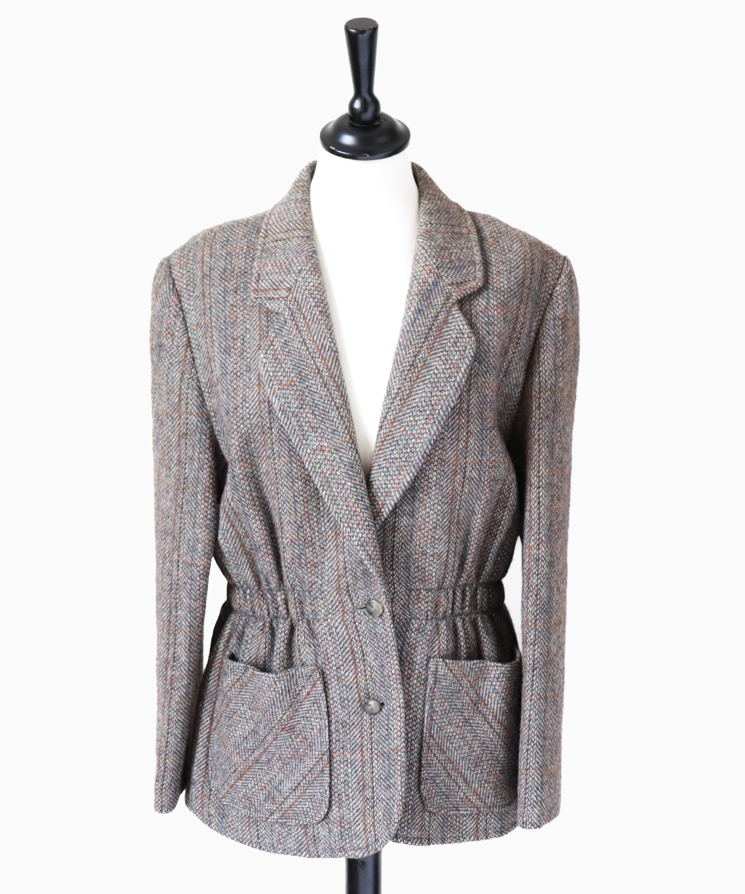 Vintage Tweed Hunting Jacket - Wool - 1930s Style - Label 14 - Fit M / 12