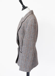 Vintage Tweed Hunting Jacket - Wool - 1930s Style - Label 14 - Fit M / 12