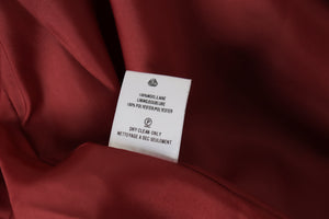 Vintage Pink Red Winter Coat - 100% Wool - Eastex 1990s  - XL / UK 16